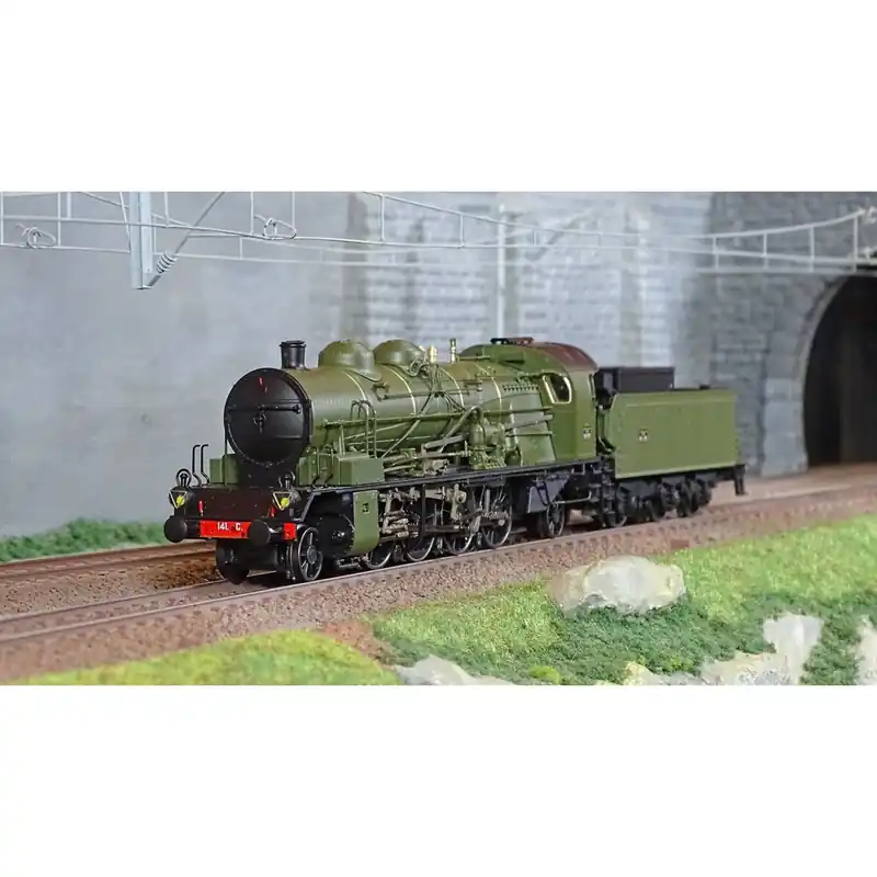 Ree Modeles MB157 Locomotive à vapeur 141 C 331, PLM, Vert PLM Favoriet
