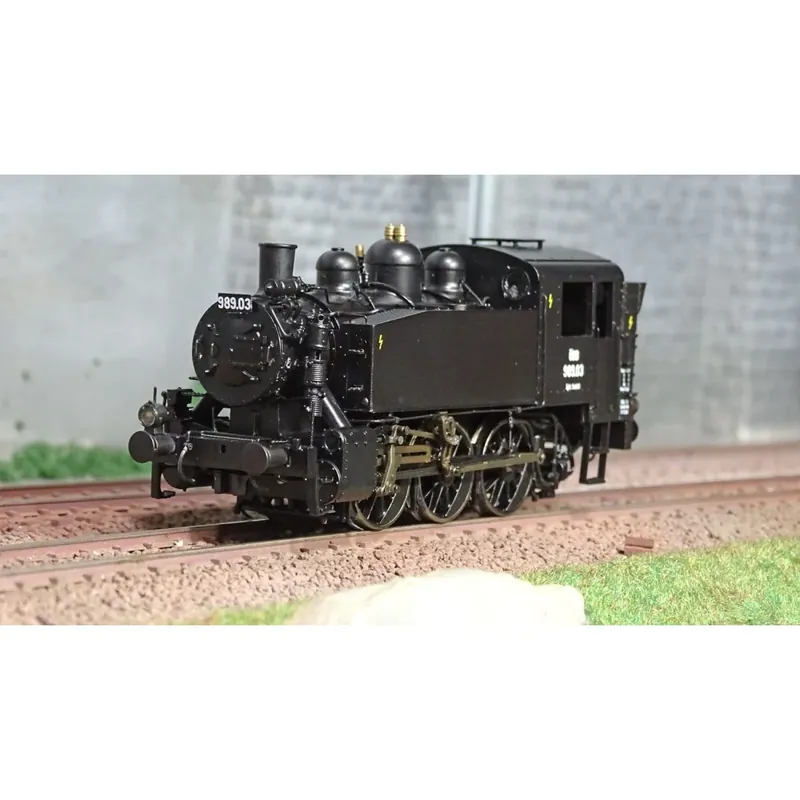 Laatste Kans Ree Modeles MB043S Locomotive à vapeur 030 TU OBB 989.03, AUTRICHE, digitale sonore, fumigène