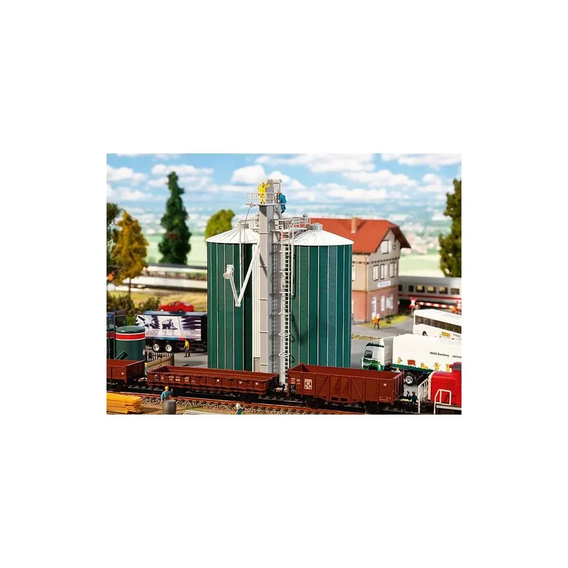 Faller 120260 Maquette, double silo Veilige Betaling