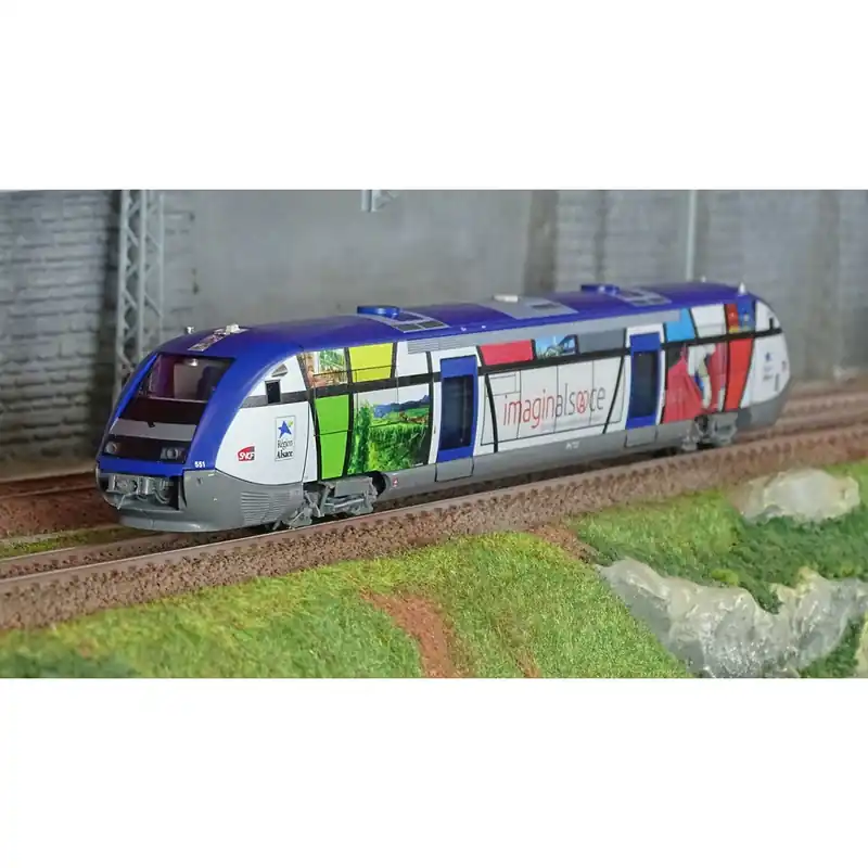 Jouef HJ2436S Autorail diesel X 73500, SNCF, Imaginalsace, digital sonore Hete Deal