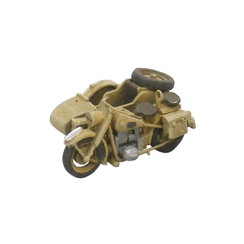 Artitec 387.44-YW Moto armée allemande BMW R75 + side-car jaune Speciale Aanbieding