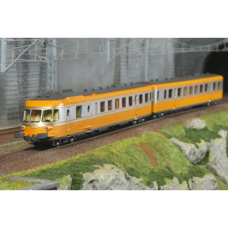 Direct Verzonden Ree Modeles MB261 Autorail RGP 1 X 2726, orange alu, SNCF, METZ