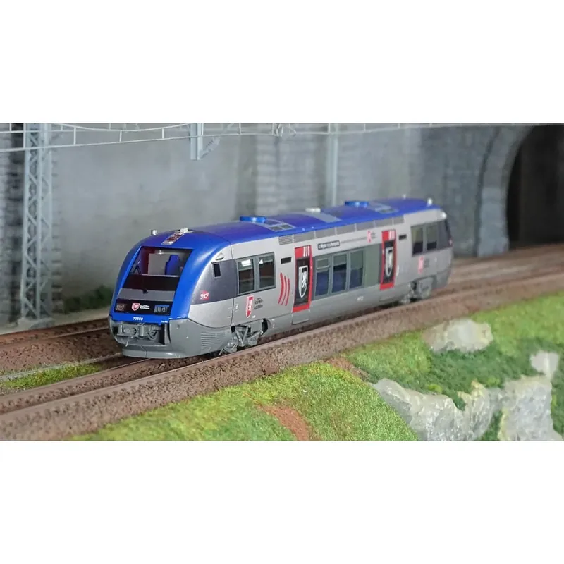 Gecertificeerd Jouef HJ2438S Autorail diesel X 73500, SNCF, Nouvelle Aquitaine (Bordeaux), digital sonore