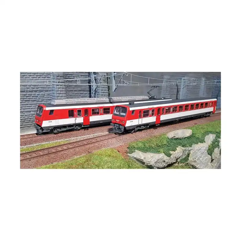 Piko 96417 Autorail électrique SNCF, Z2 Z 7319, Rouge, TER Aquitaine, Sonore Gratis Retour
