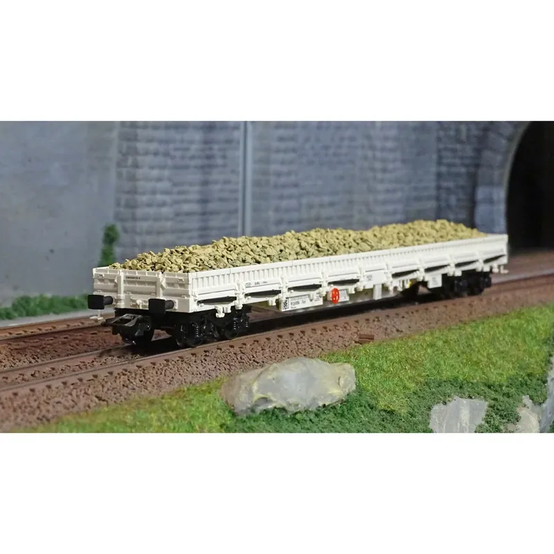 Marklin 46016 Wagons à ridelles à ranchers Res, Sersa AG, chargé ballast Premium