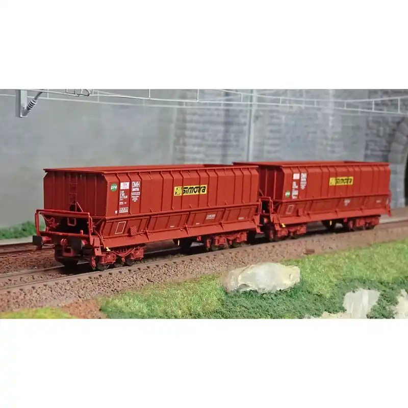 Nieuw Ls Models 31116 Set de 2 wagons tombereaux DMH, SIMOTRA