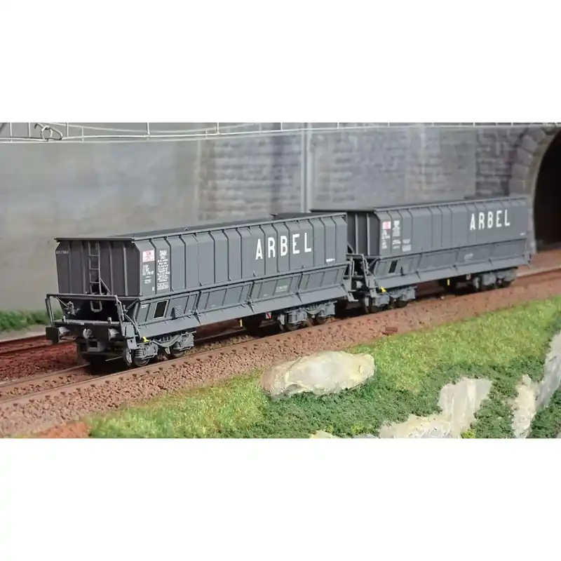 Ls Models 31115 Set de 2 wagons tombereaux DMH, ARBEL Actieprijs