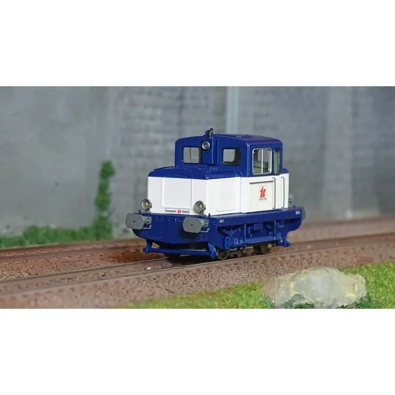 Shop Nu Ree Modeles MB220 Locotracteur MOYSE 32 TDE, INDUSTRIEL, Bleu-Blanc, Transports Réunis, ep. IV-V
