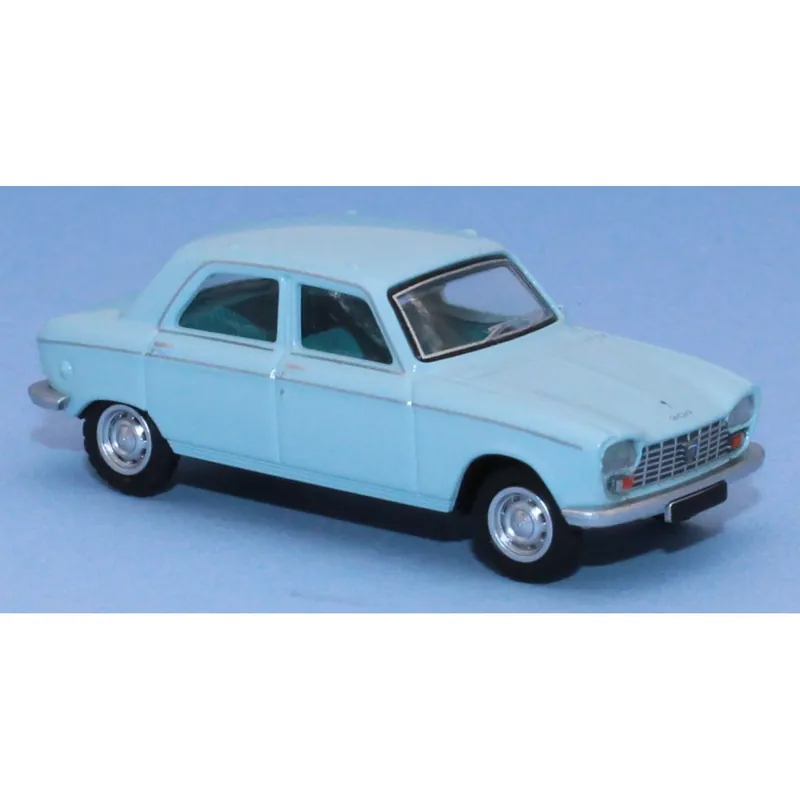 Aanbieding SAI 6251 Peugeot 204 berline 1968, bleu pastel