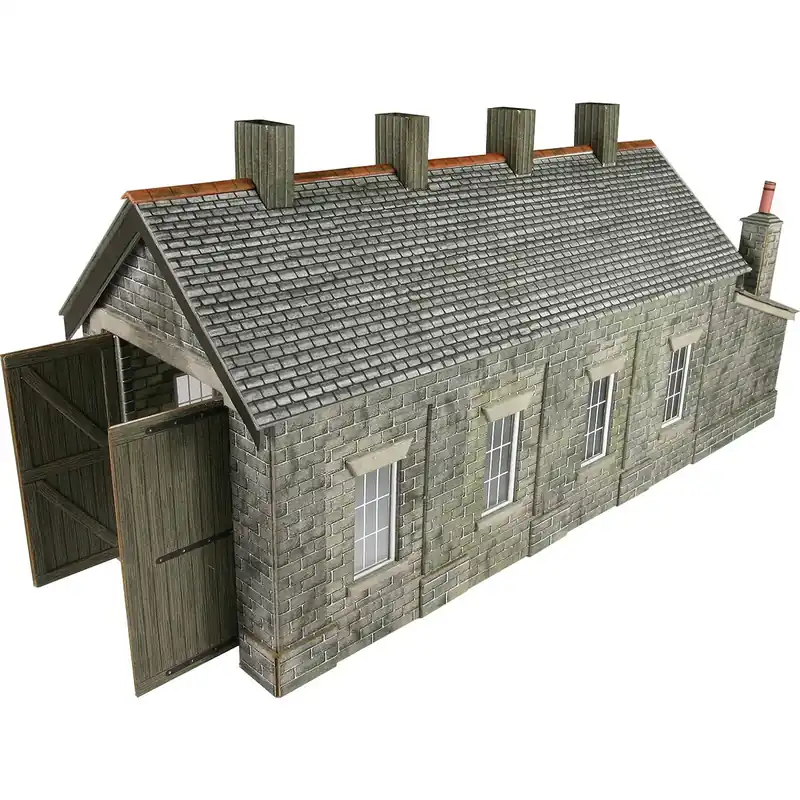 Metcalfe PO332 Maquette, Hangar à locomotives en pierres à une voie Bestseller