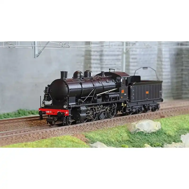 Jouef HJ2416 Locomotive à vapeur 140 C 158, livrée noire, SNCF Weekendaanbieding